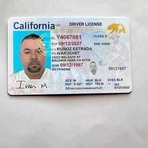 California Driver license