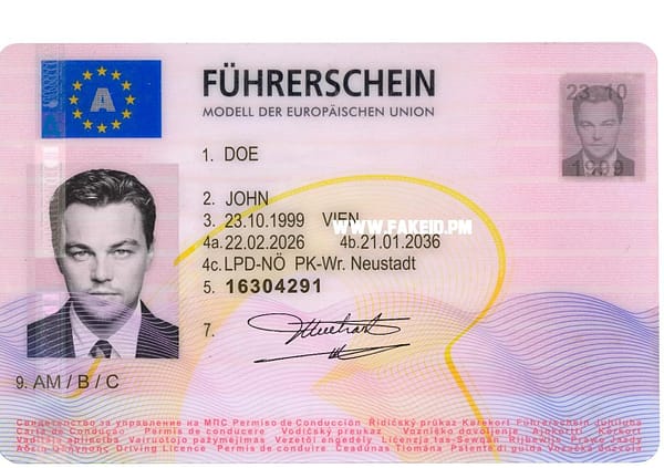 Buy Real Driving License of Austria